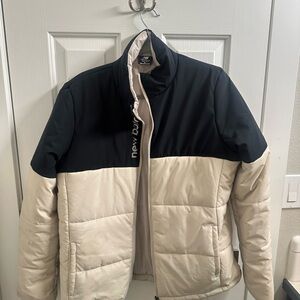 New Balance Men's Two-Tone Puffer Jacket (Colorblock)